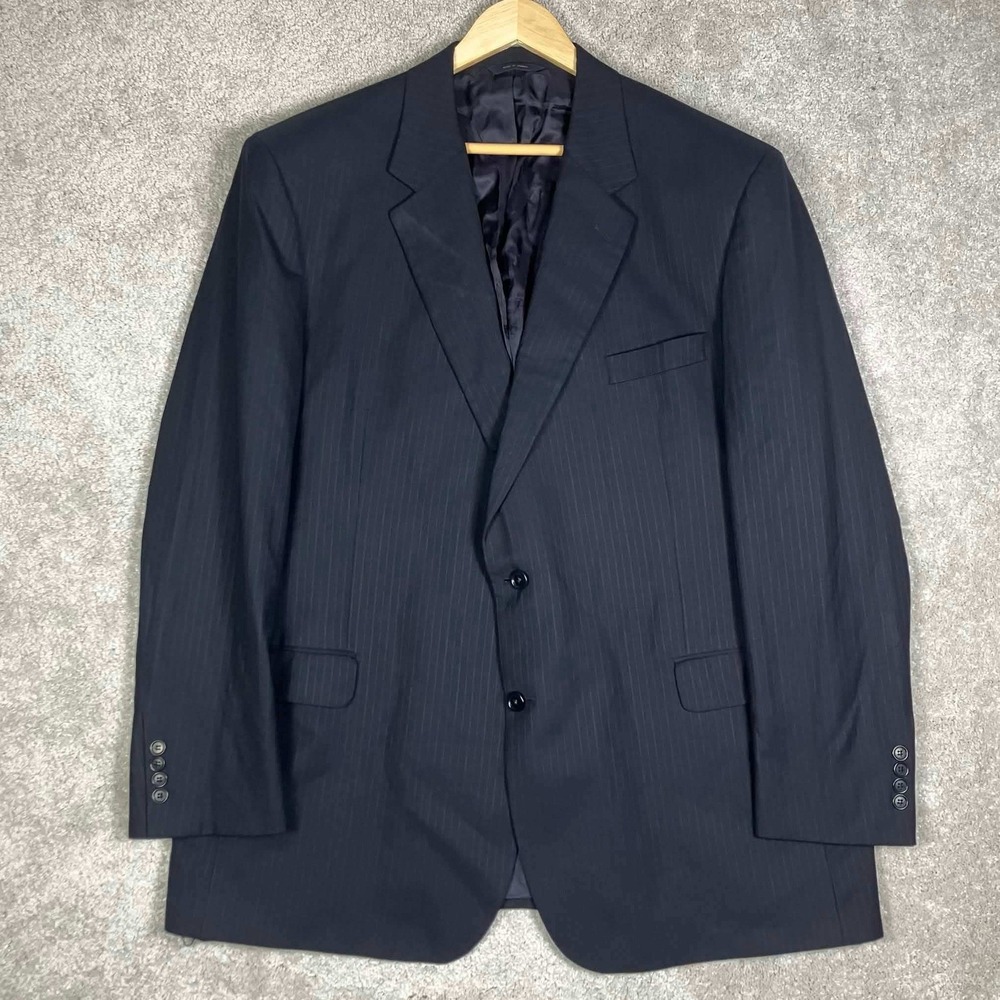 Brooks Brothers 1818 Madison Blazer Jacket 50L Navy‎ Pinstripe Loro Piana Wool